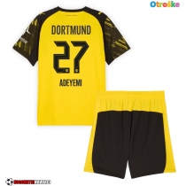 Otroške Nogometnih dresov Borussia Dortmund Karim Adeyemi #27 Domači 2025-26 Kratki rokavi (+ hlače)